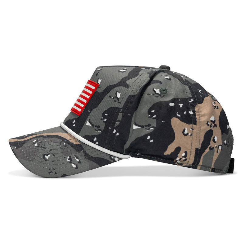 Load image into Gallery viewer, American Flag PVC Patch Waterproof Weekender Snapback
