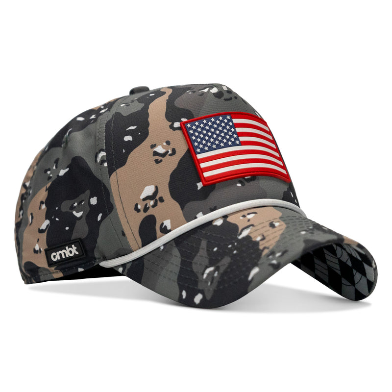 Load image into Gallery viewer, American Flag PVC Patch Waterproof Weekender Snapback