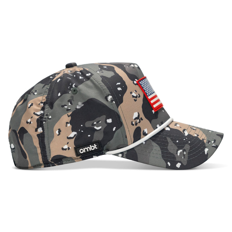 Load image into Gallery viewer, American Flag PVC Patch Waterproof Weekender Snapback