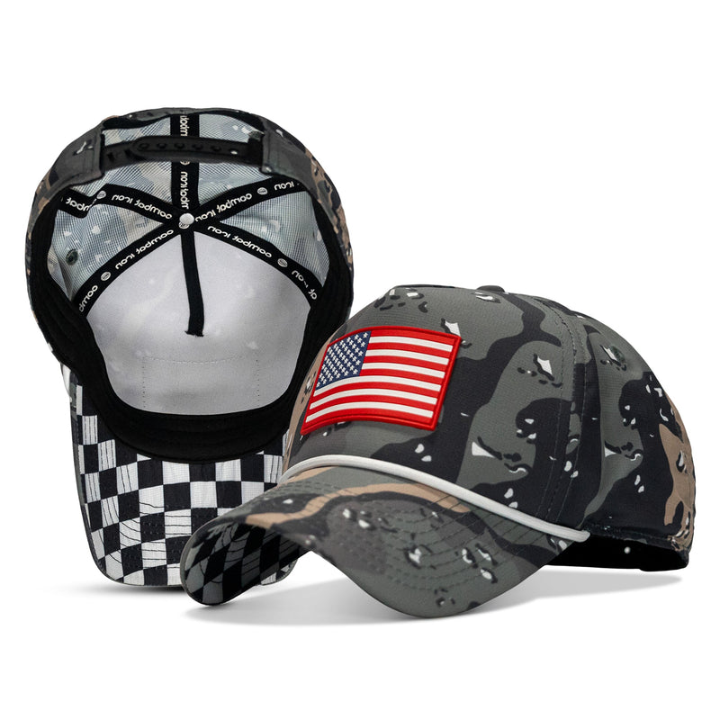 Load image into Gallery viewer, American Flag PVC Patch Waterproof Weekender Snapback