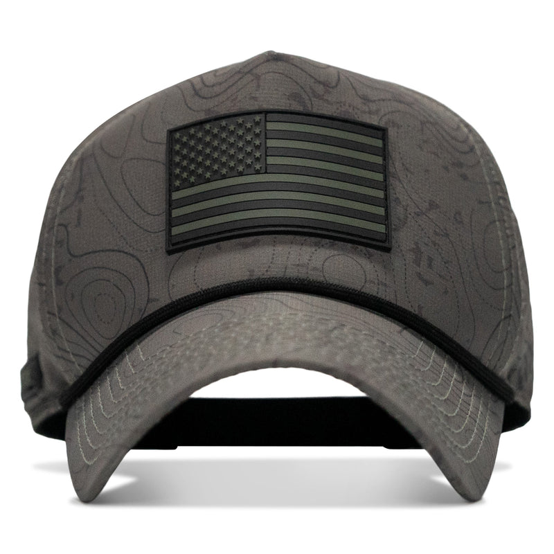 Load image into Gallery viewer, American Flag PVC Patch Waterproof Weekender Snapback