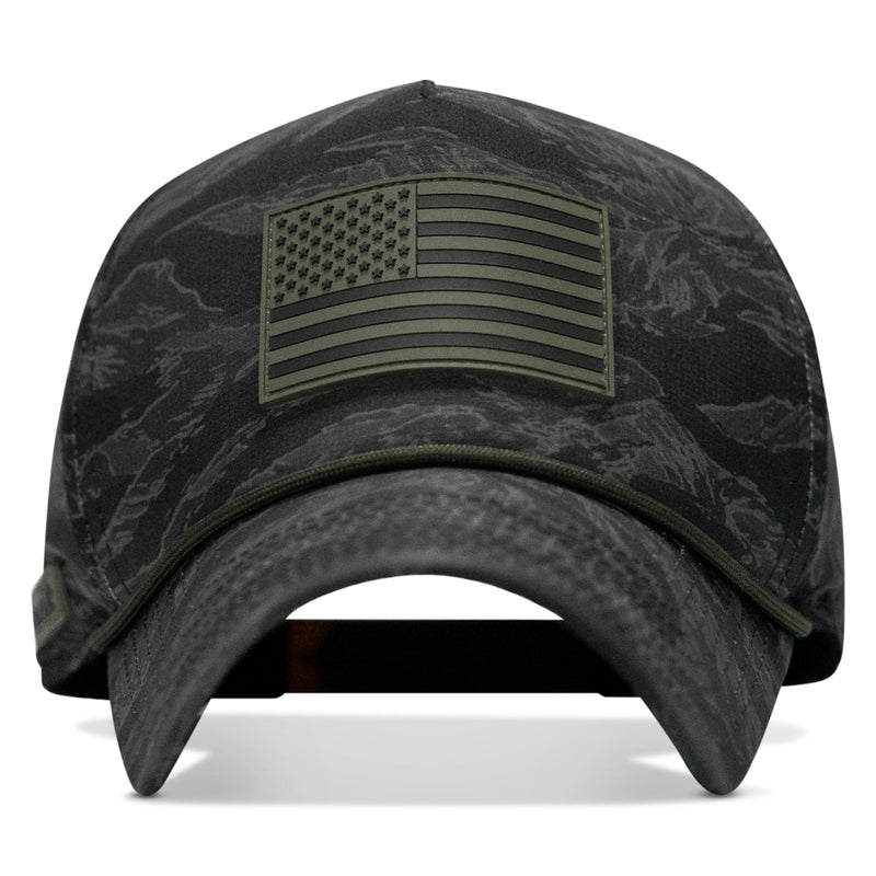 Load image into Gallery viewer, American Flag PVC Patch Waterproof Weekender Snapback