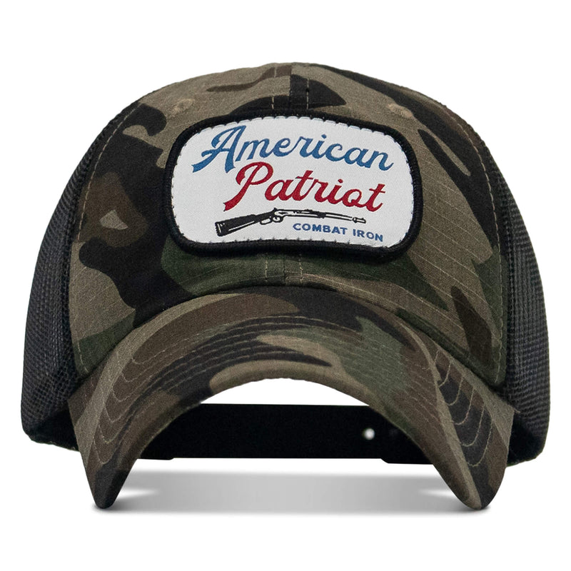 Load image into Gallery viewer, American Patriot Patch Tactical Ripstop Mesh Snapback Hat