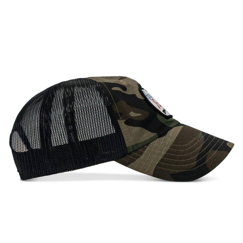 Load image into Gallery viewer, American Patriot Patch Tactical Ripstop Mesh Snapback Hat