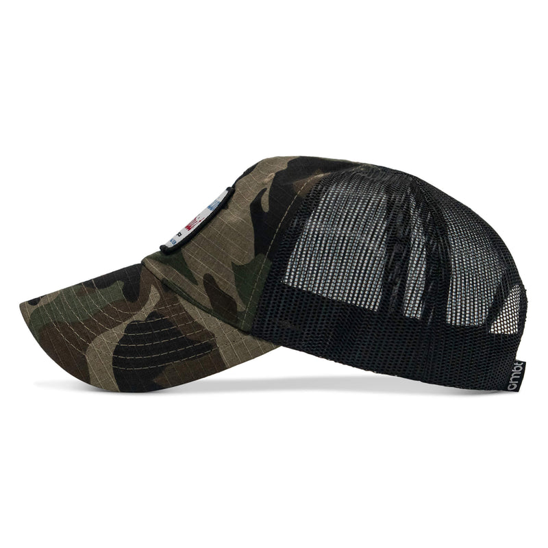 Load image into Gallery viewer, American Patriot Patch Tactical Ripstop Mesh Snapback Hat