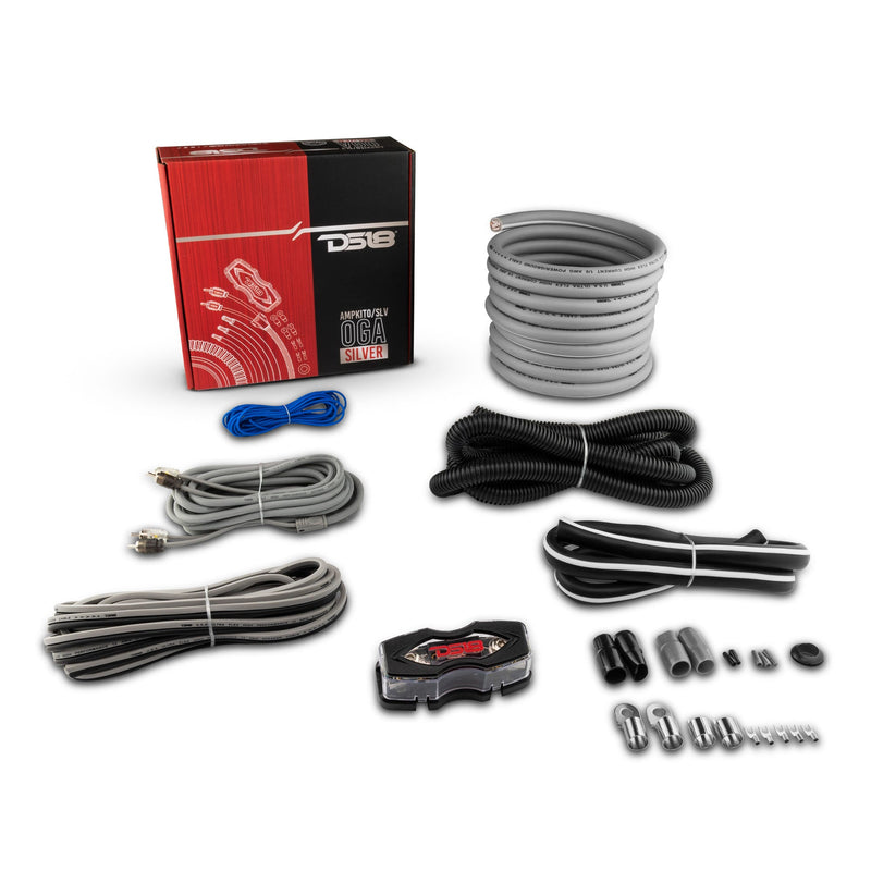 Load image into Gallery viewer, 0-GA CCA Amplifiers Installation Kit - SILVER