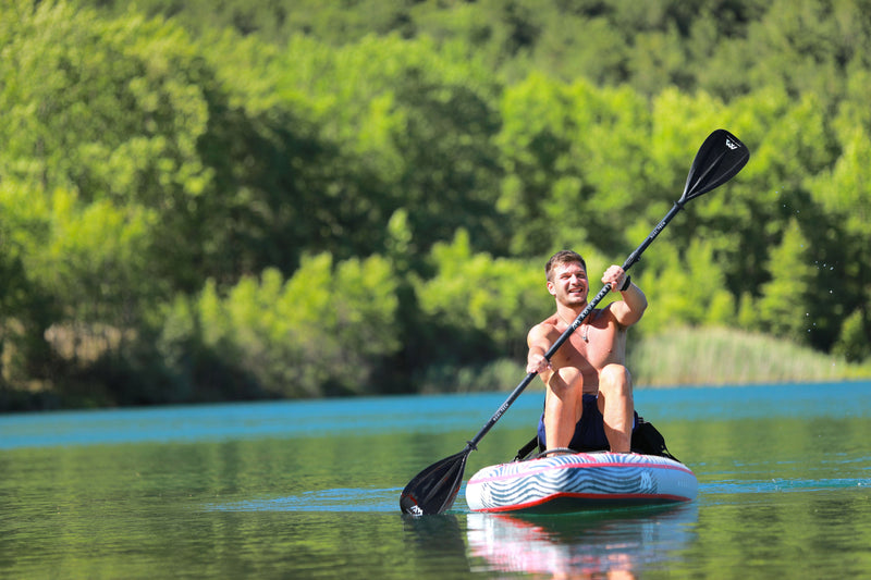 Load image into Gallery viewer, Aqua Marina DUAL-TECH 2-in-I Aluminum iSUP & Kayak Paddle (3-4 sections)