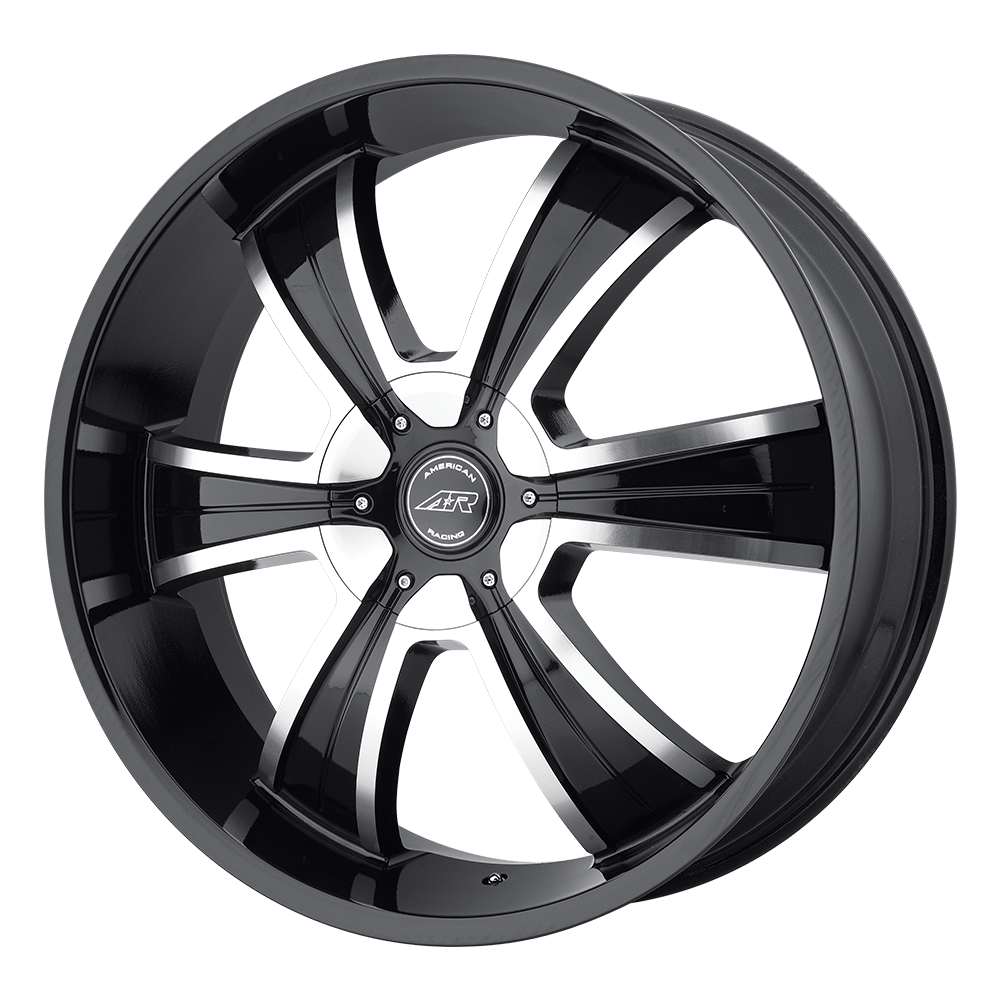 American Racing Gloss Black Machined