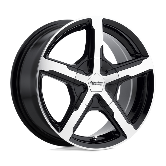 American Racing Gloss Black Machined