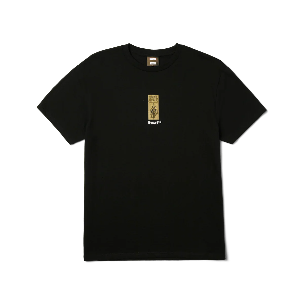 HUF x Marvel Spider-Man Arachknight Gold T-Shirt - Black