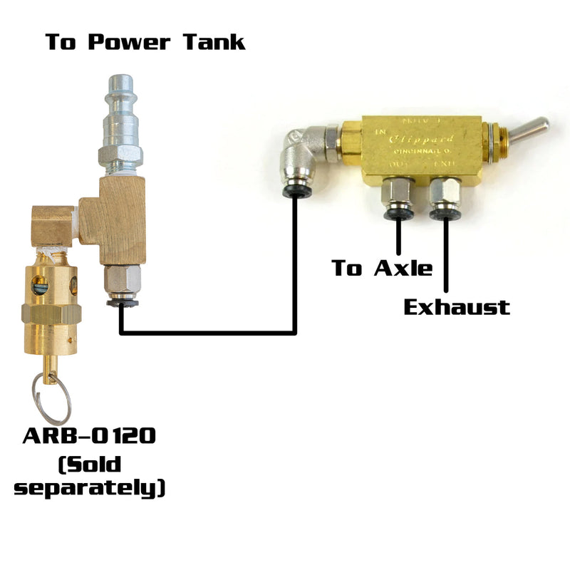 Load image into Gallery viewer, Pneumatic Air Toggle Switches for Air Lockers Power Tank