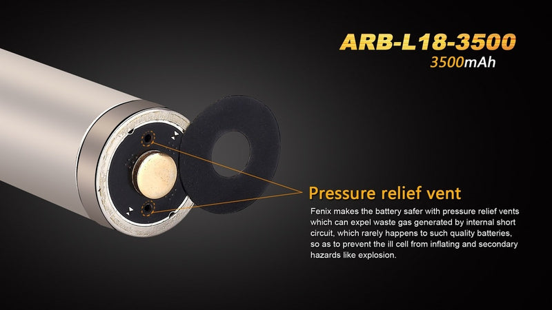 Load image into Gallery viewer, Fenix ARB-L18-3500 High-Capacity 18650 Battery - 3500mAh