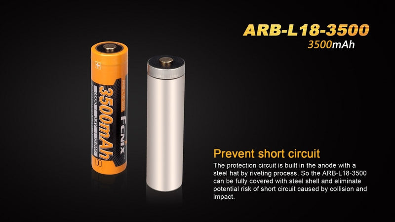 Load image into Gallery viewer, Fenix ARB-L18-3500 High-Capacity 18650 Battery - 3500mAh