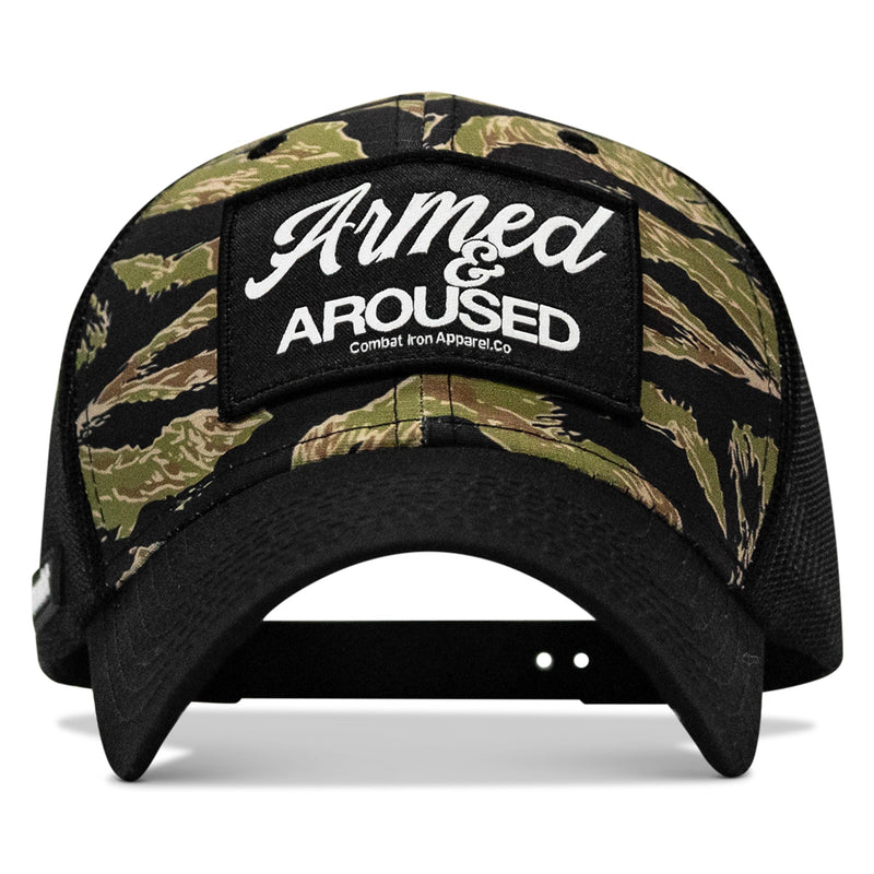 Load image into Gallery viewer, Armed & Aroused Patch Original Ripstop Snapback Hat