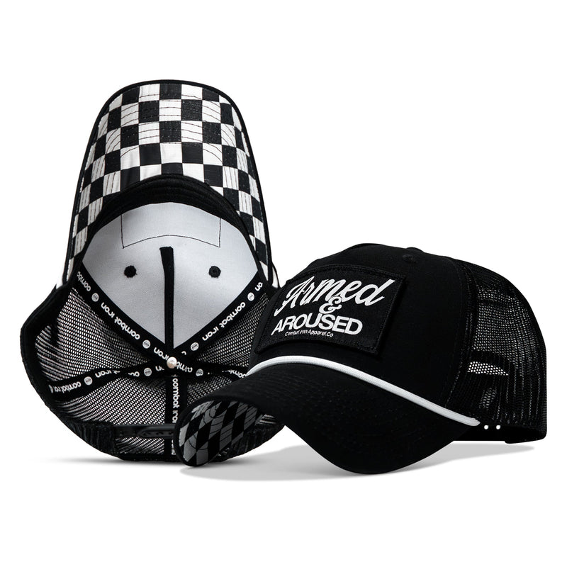 Load image into Gallery viewer, Armed & Aroused Patch Rope Snapback