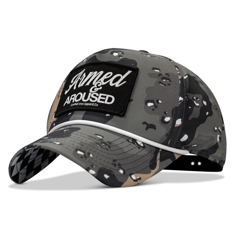Load image into Gallery viewer, Armed & Aroused Patch Weekender Snapback