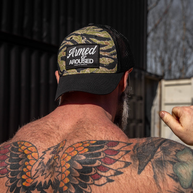 Load image into Gallery viewer, Armed & Aroused Patch Original Ripstop Snapback Hat