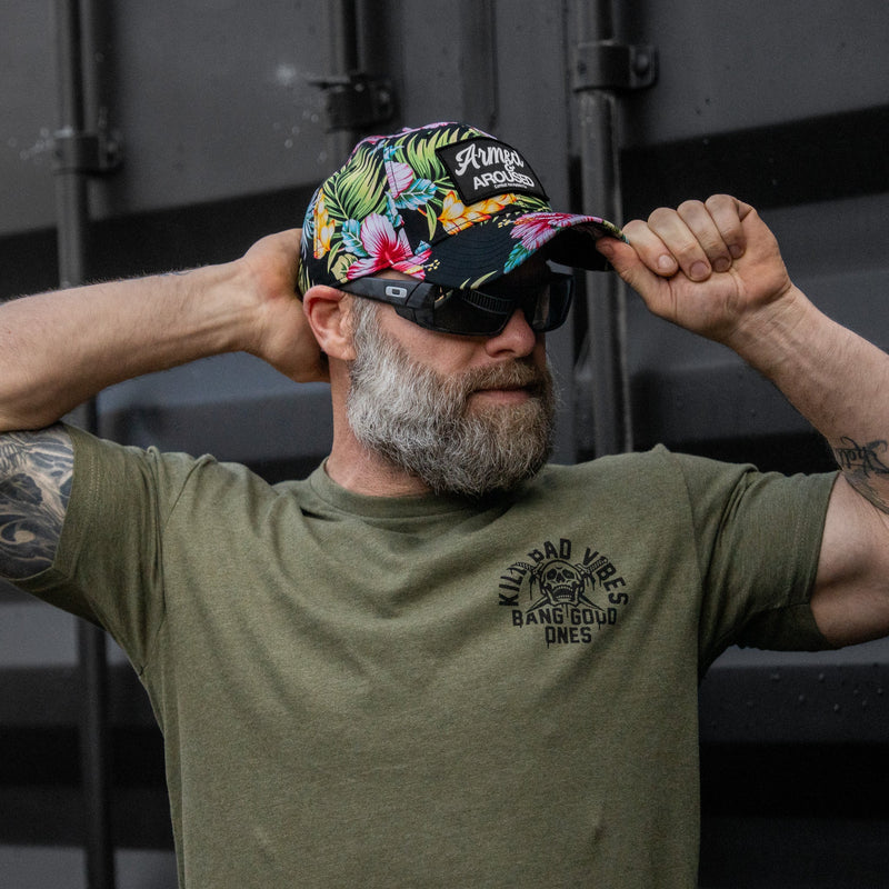 Load image into Gallery viewer, Armed & Aroused Patch Snapback Hat
