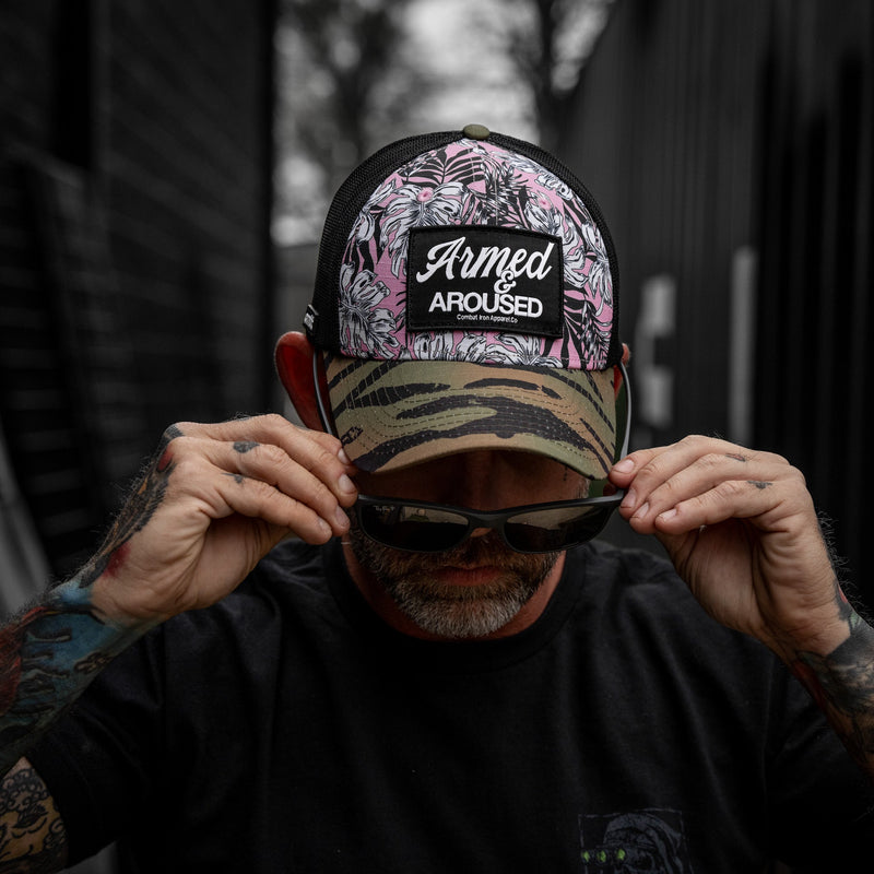 Load image into Gallery viewer, Armed & Aroused Patch Original Ripstop Snapback Hat