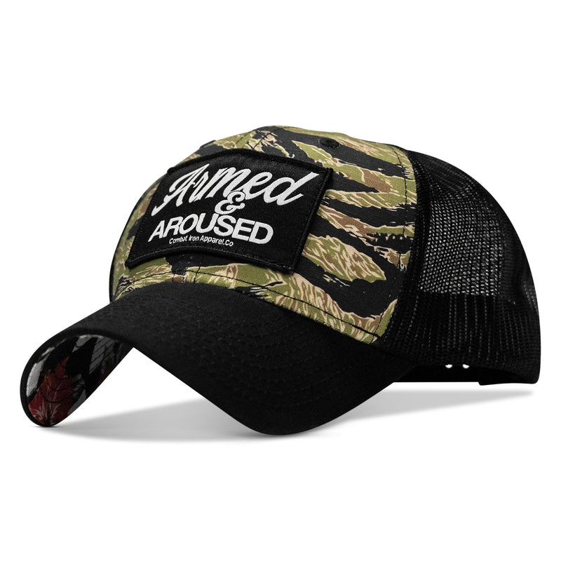 Load image into Gallery viewer, Armed & Aroused Patch Original Ripstop Snapback Hat