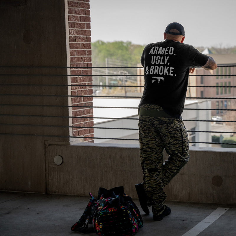 Load image into Gallery viewer, Armed. Ugly. & Broke. Men's T-Shirt