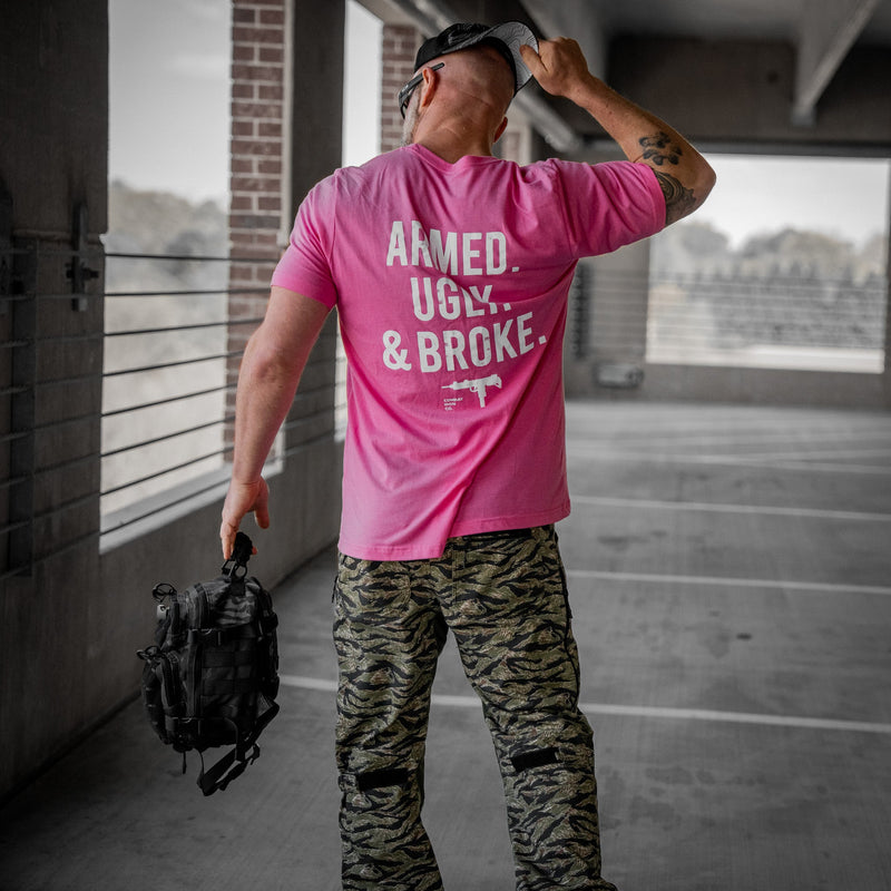 Load image into Gallery viewer, Armed. Ugly. & Broke. Men's T-Shirt