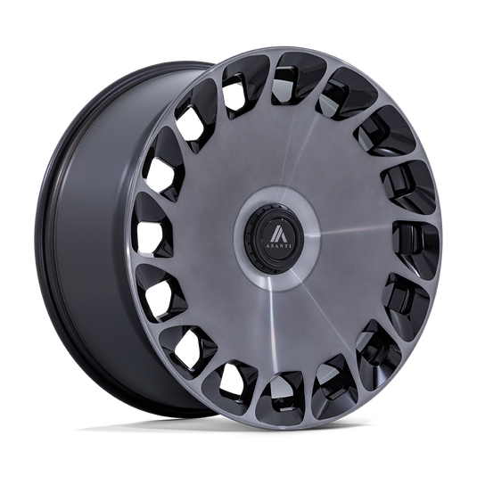 Asanti Black Ab045 Aristocrat Gloss Black Machined Face With Ddt