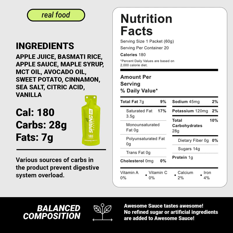 Load image into Gallery viewer, Cinnamon Apple Pie Gel (Vegan) 180 Kcal - Awesome Sauce