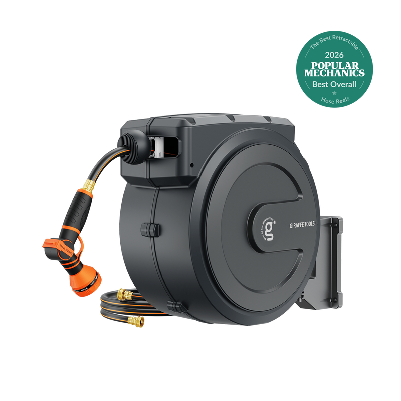 Load image into Gallery viewer, Retractable Garden Hose Reel-1/2in-130ft