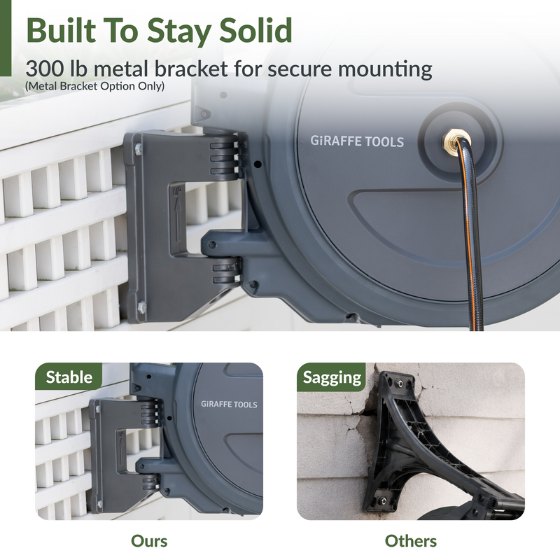 Load image into Gallery viewer, Retractable Garden Hose Reel-5/8in-90ft