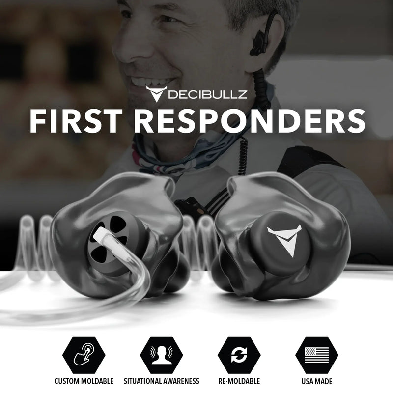Load image into Gallery viewer, Custom Moldable Awareness Earpiece for Clear Tube, Radio, Surveillance, and Communication Headsets