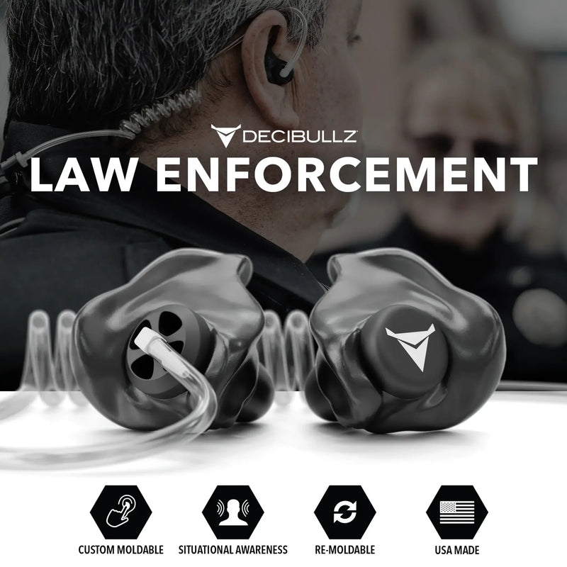 Load image into Gallery viewer, Custom Moldable Awareness Earpiece for Clear Tube, Radio, Surveillance, and Communication Headsets