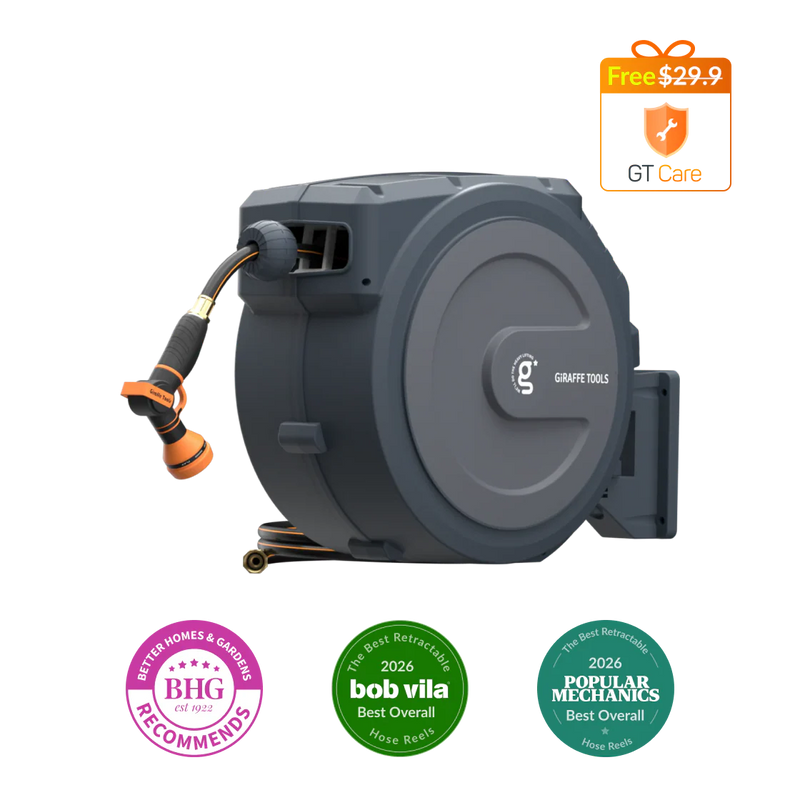 Load image into Gallery viewer, Retractable Garden Hose Reel 62ft-155ft