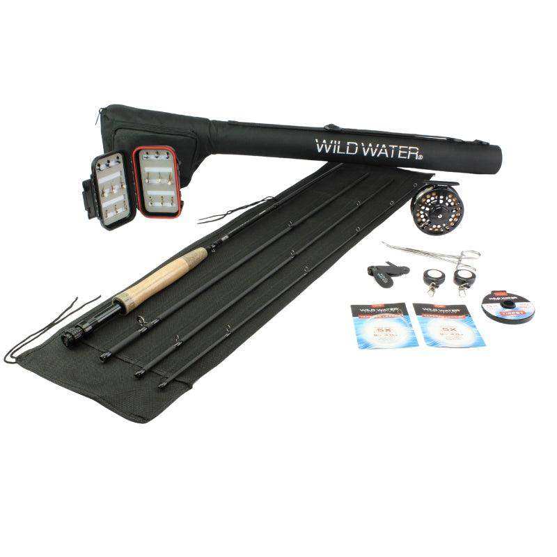 CNC Fly Reel Fly Fishing Kit, 5/6wt Rod | 9ft | 4-piece | Wild Water Fly Fishing - Skoutley Outdoors LLC