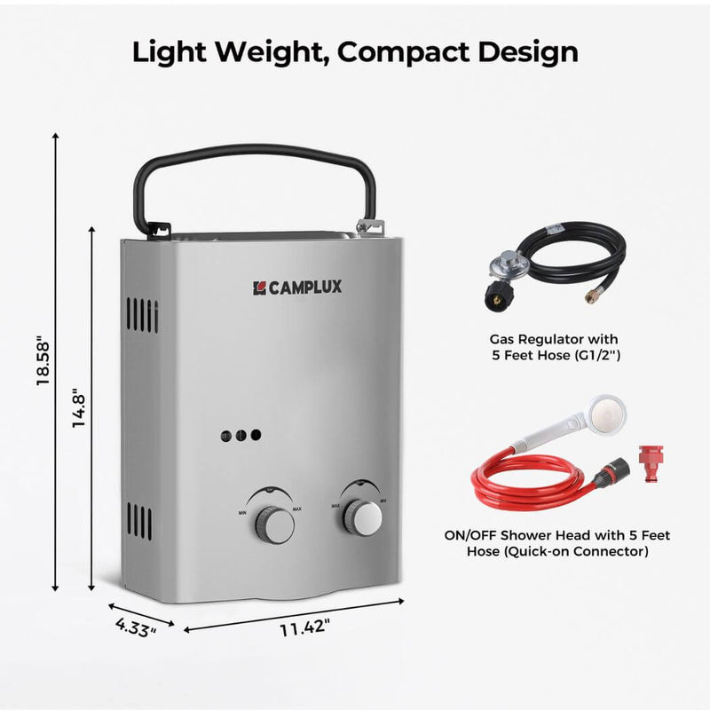 Load image into Gallery viewer, Camplux AY132G Portable Propane Water Heater