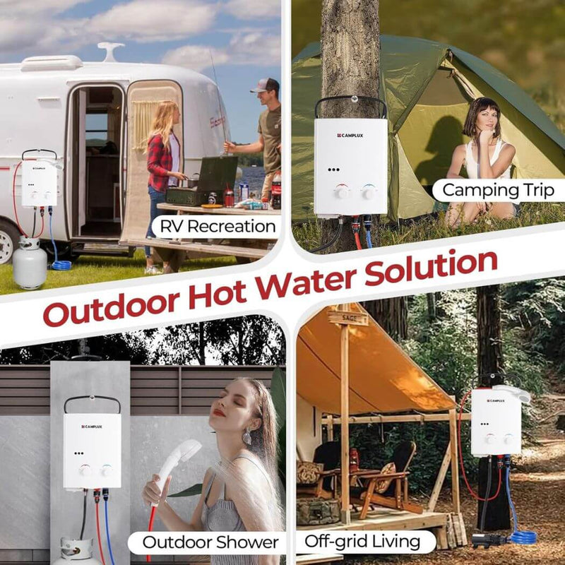 Load image into Gallery viewer, Camplux AY132P43 Portable Propane Water Heater Pump Kit