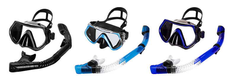 Load image into Gallery viewer, Dive Mask + Snorkel Set