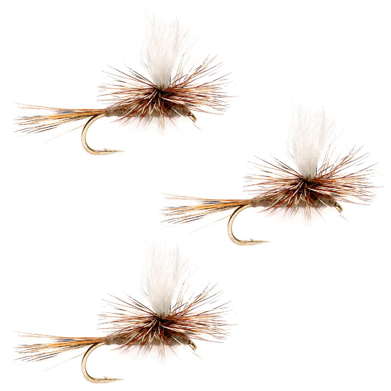 Load image into Gallery viewer, 3 Pack Adams Parachute Classic Dry Fly - Hook Size 12