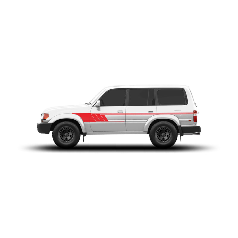 Load image into Gallery viewer, 80 Series Land Cruiser Checkered Stripe Kit