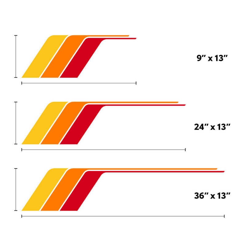 Load image into Gallery viewer, Universal Retro Side Stripes