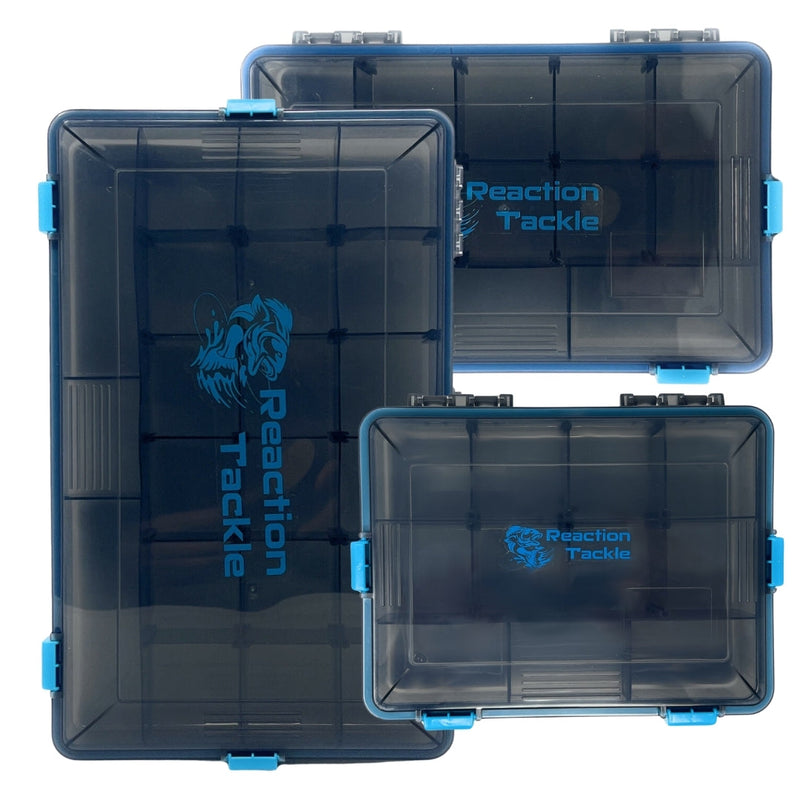 Load image into Gallery viewer, Reaction Tackle Standard Tackle Tray- Sturdy and Water Resistant with 4 Reliable Clips