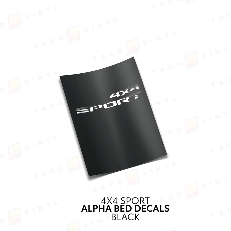 Load image into Gallery viewer, Alpha Bed Decals