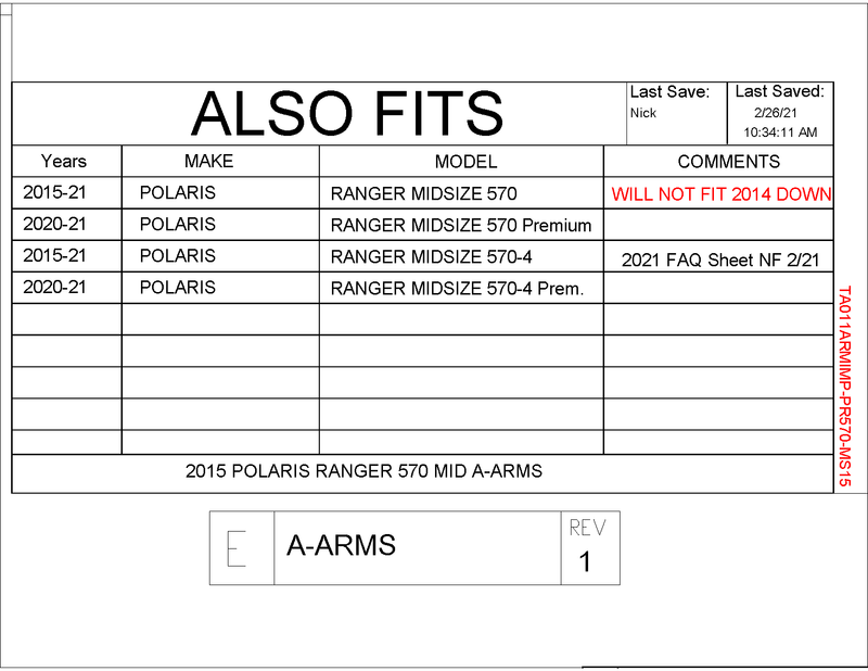 Load image into Gallery viewer, Trail Armor iMpact A-Arm Guards for 2014-21 Ranger Midsize 570 / 570 Crew