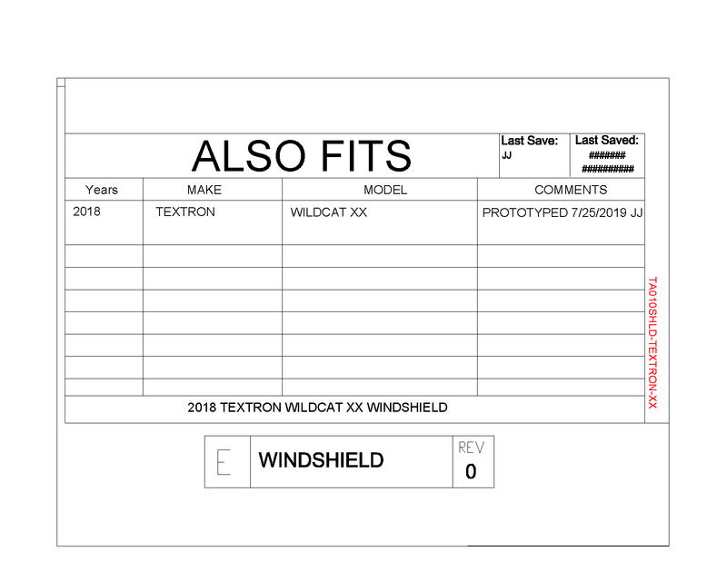Load image into Gallery viewer, Trail Armor Windshield for 2018 Textron Wildcat-XX
