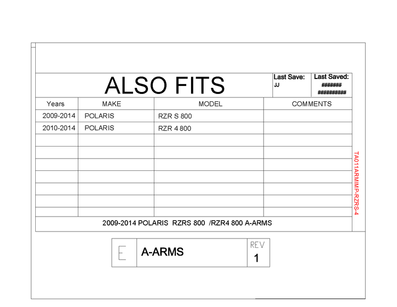 Load image into Gallery viewer, Trail Armor iMpact A-Arm CV Front & Rear Boot Guards UHMW for 2009-14 Polaris RZRS Model