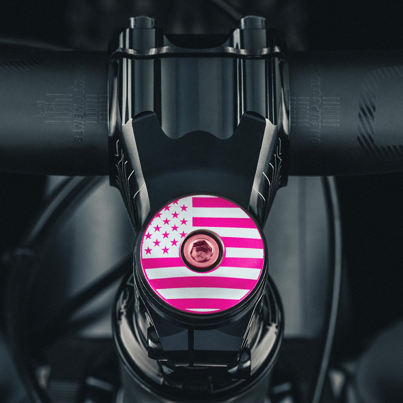 Load image into Gallery viewer, American Flag Custom Bike Headset Cap