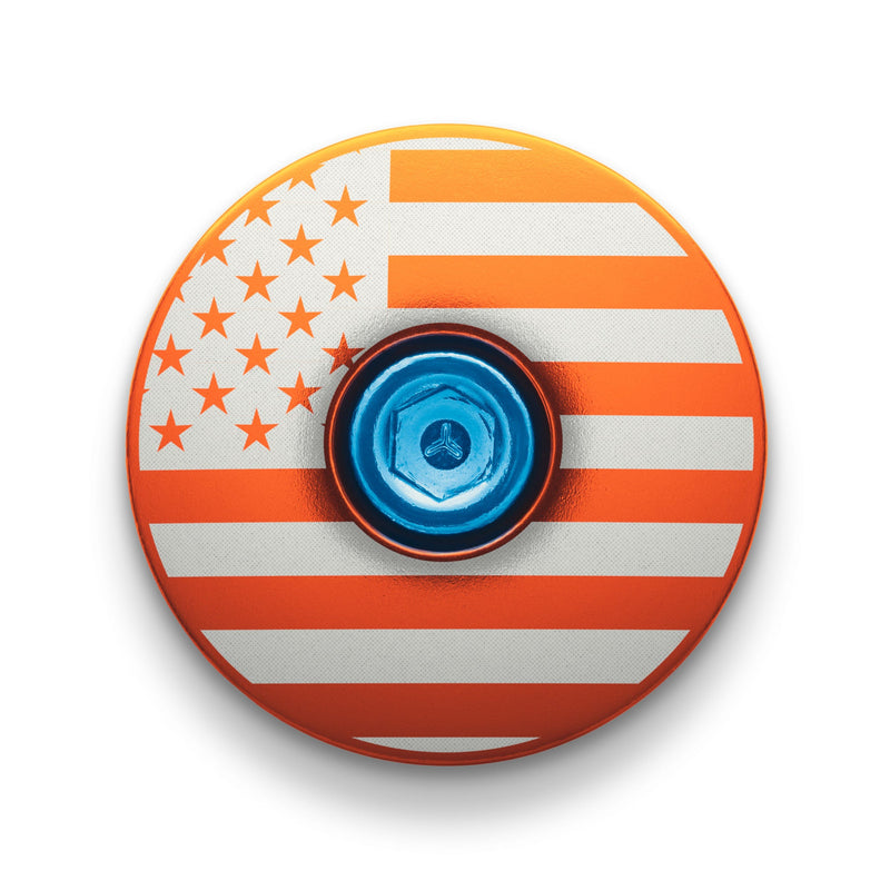 Load image into Gallery viewer, American Flag Custom Bike Headset Cap