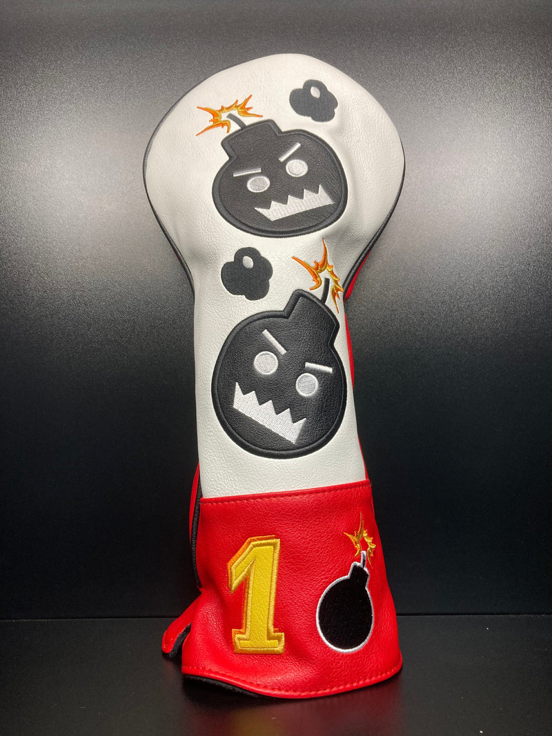 Load image into Gallery viewer, Angry Bombs Red Headcover