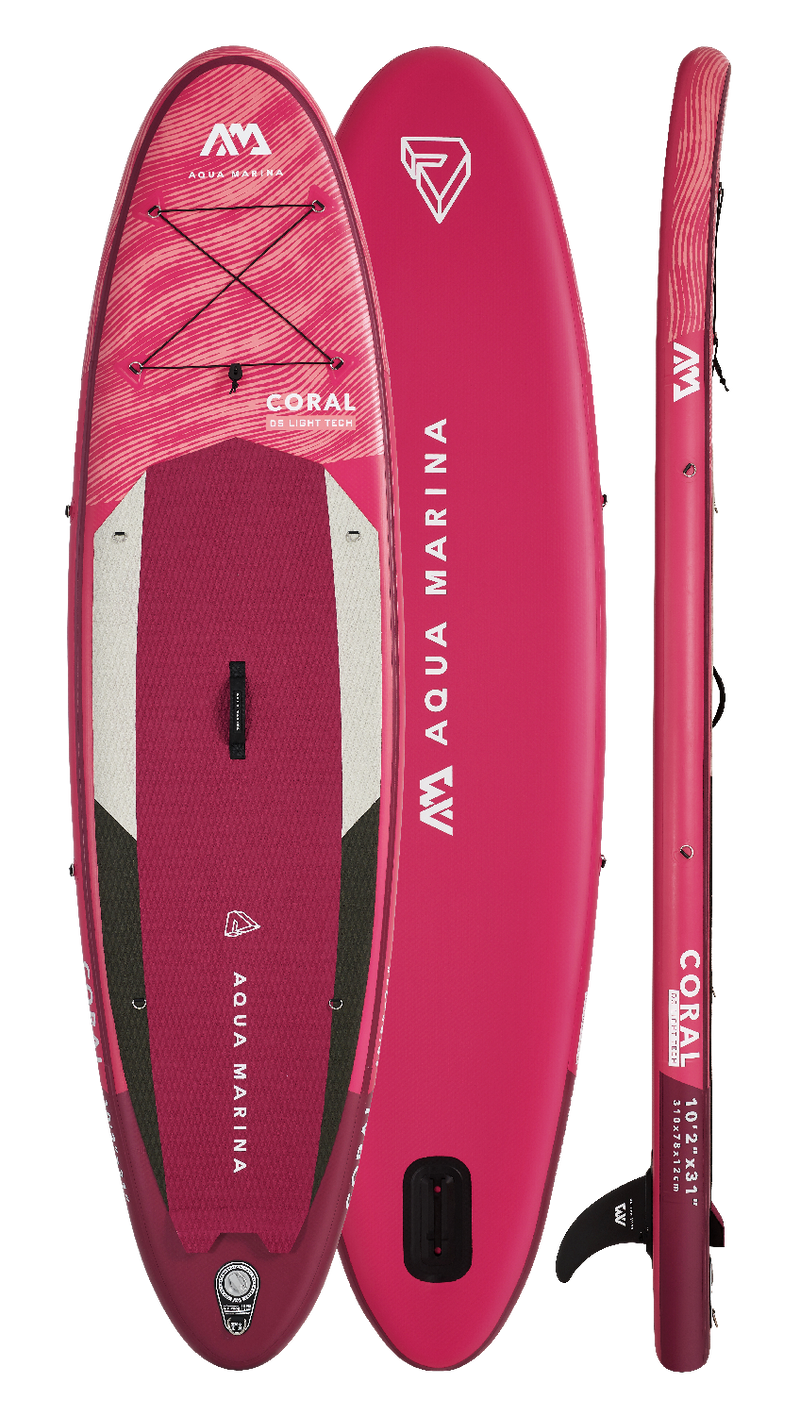 Load image into Gallery viewer, Aqua Marina CORAL 10'2" Inflatable Paddle Board All-Around Advanced SUP