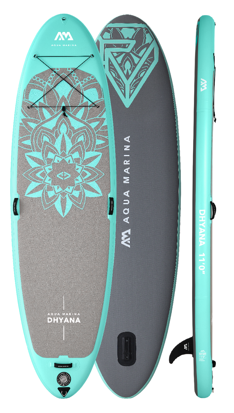Load image into Gallery viewer, Aqua Marina DHYANA 11'0" Inflatable Paddle Board Fitness SUP